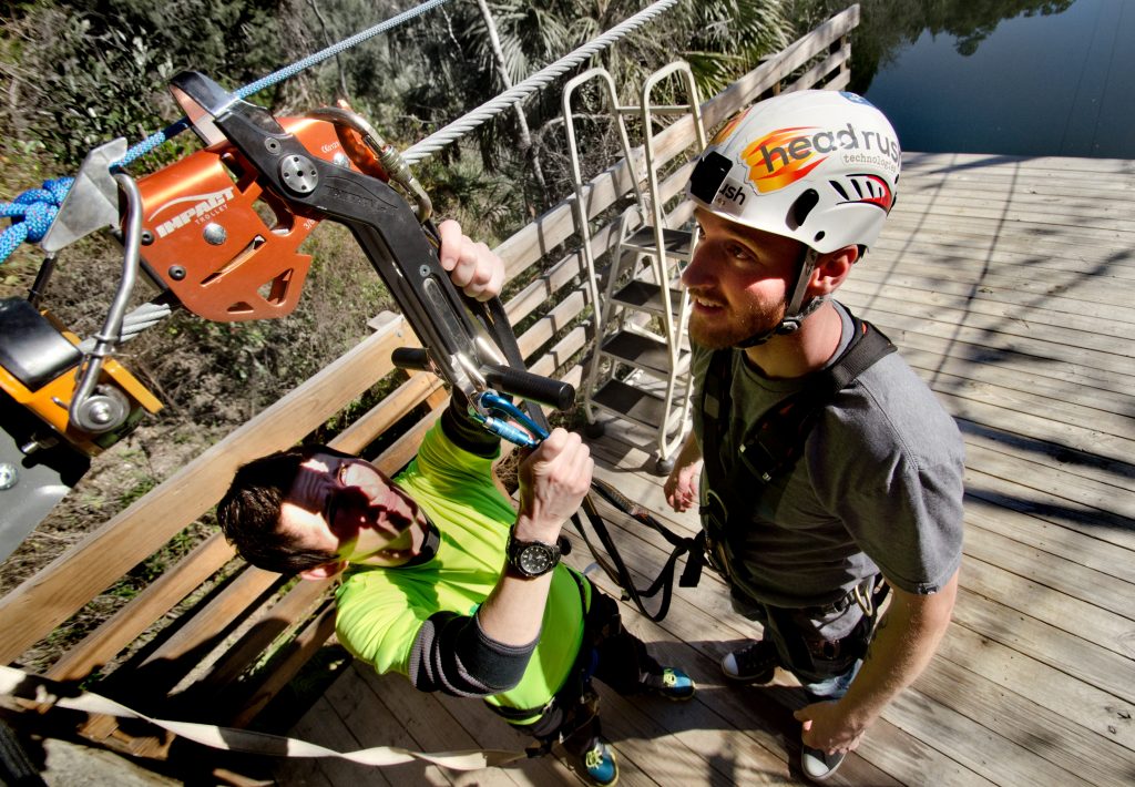 The LightSpeed Trolleys are designed specifically for zip lines and are the fastest, most durable compact trolleys on the market.