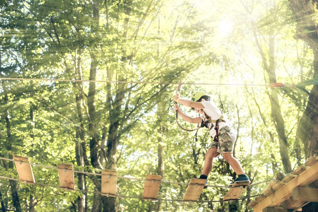 These ropes course elements are great for getting your adrenaline pumping and building team dynamics. Click to see the full list of ropes course elements!