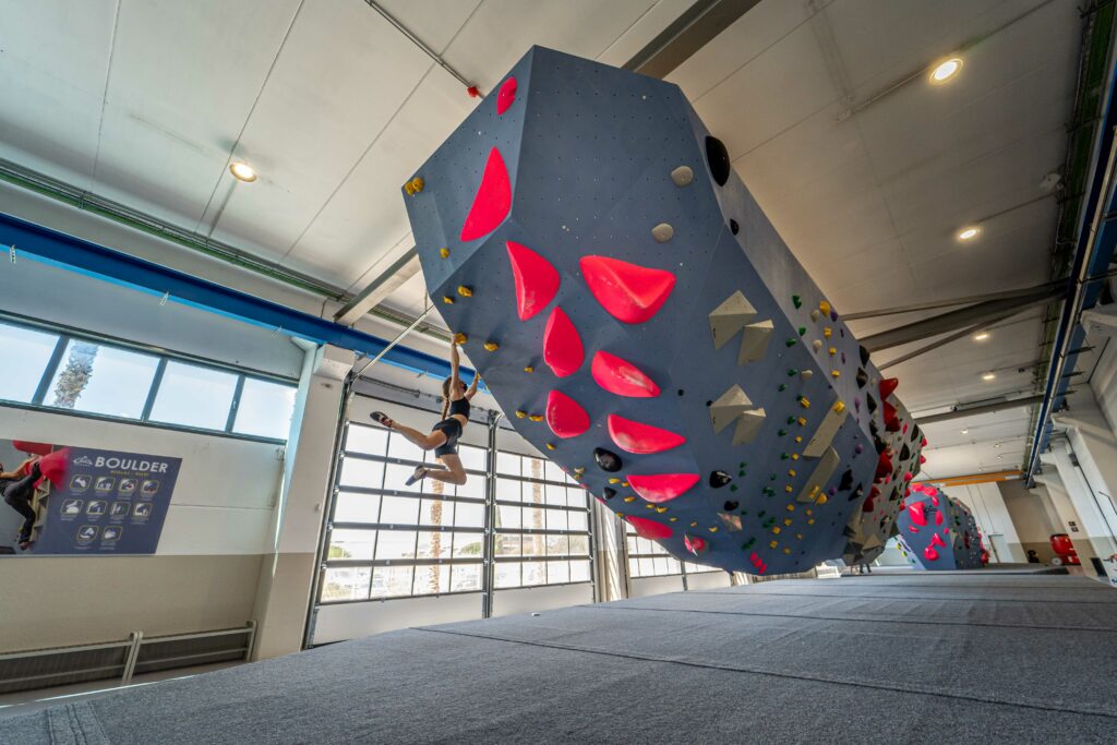 Bouldering at Sharma Climbing gym