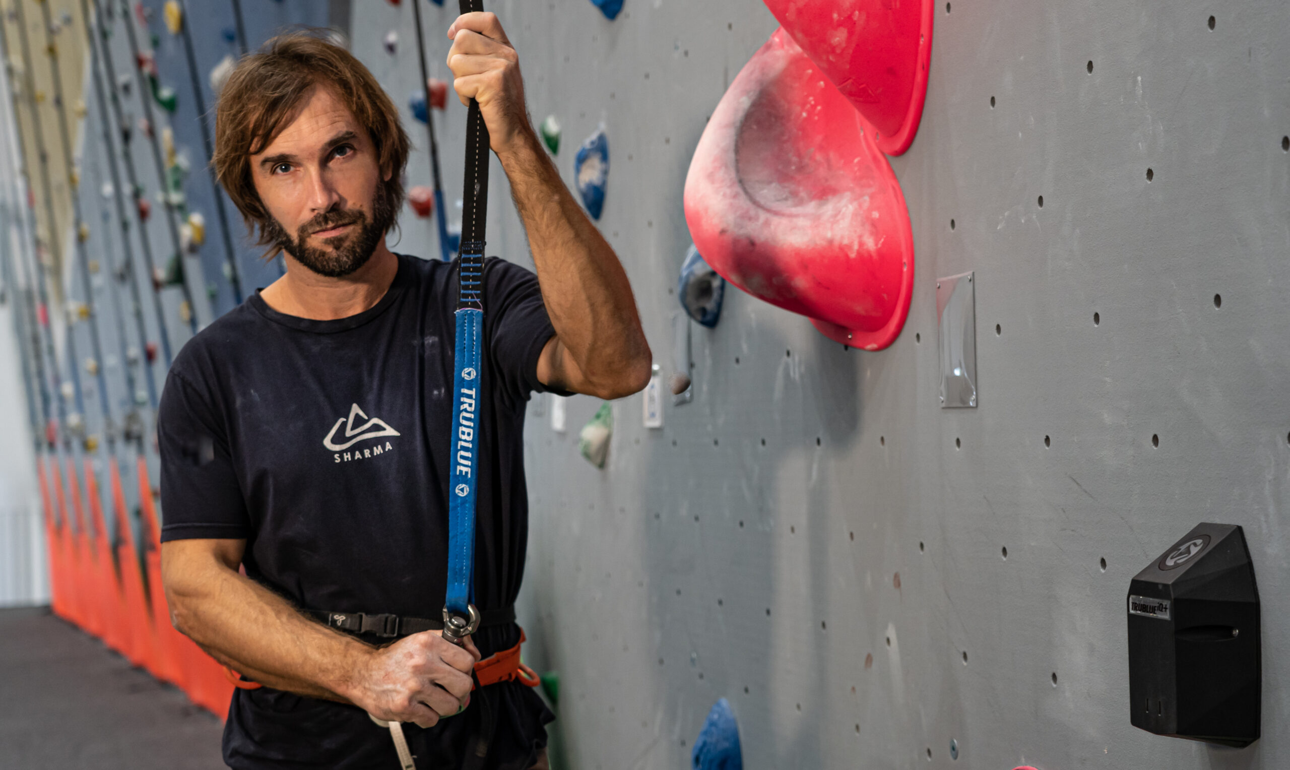 Chris Sharma TRUBLUE Auto Belay Training Tips Video