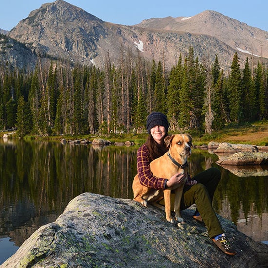 kylen at high apline lake