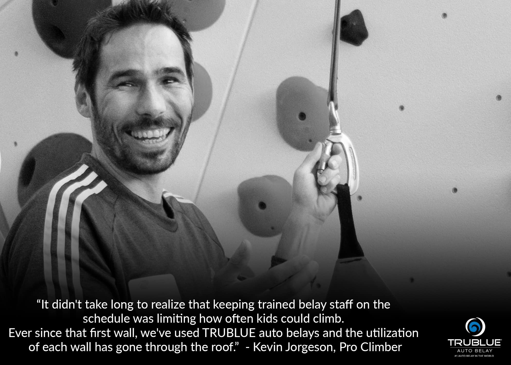 Kevin Jorgeson TRUBLUE Auto Belay Testimonial