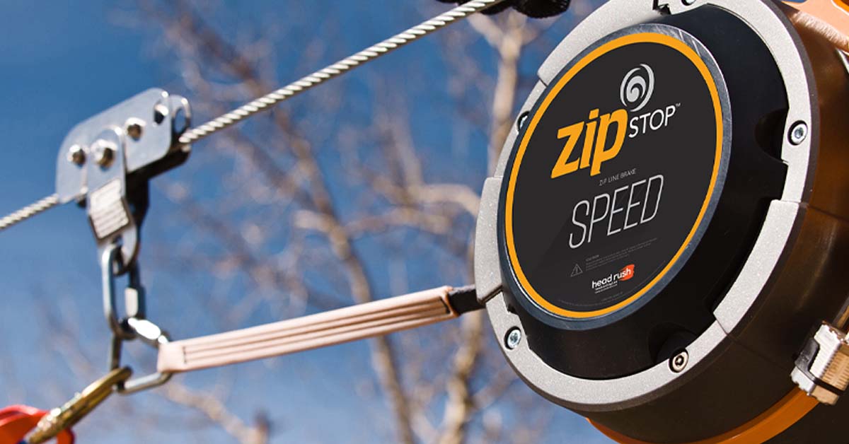 zipSTOP SPEED Zip Line Brake from Head Rush Technologies